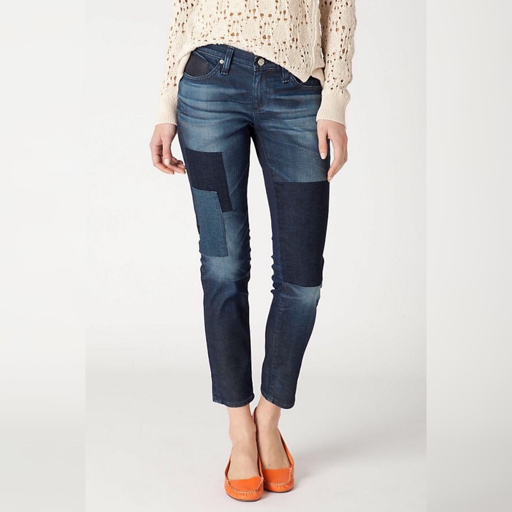 COPY - AG Adriano Goldschmied Stevie Ankle Patch …